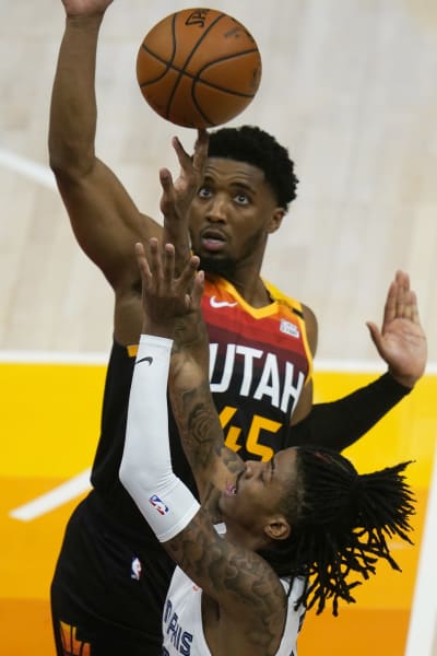 Jazz Guard Donovan Mitchell Presented Player Of The Month Award By