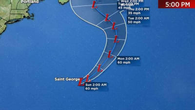 Tropical Storm Philippe heads for Bermuda as hurricane center tracks new  system – Orlando Sentinel