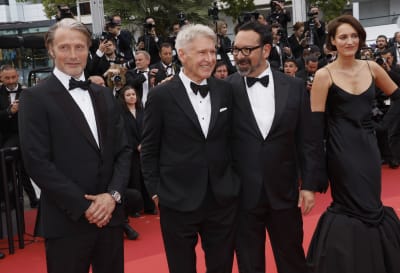 Harrison Ford attends the Cannes Film Festival premiere of the new