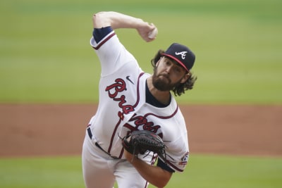 Atlanta Braves starting pitcher Ian Anderson talks about his