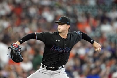 Alcantara dominant again as Marlins beat Angels 2-1