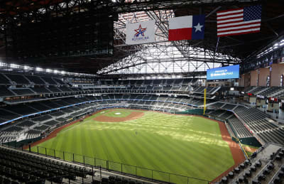 texas rangers new stadium vs old stadium