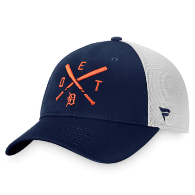 Detroit Tigers Fanatics Branded Heritage Trucker Snapback Hat - Navy