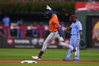 WS Gold Baseball Jersey Jose Altuve Alex Bregman Jeremy Pena