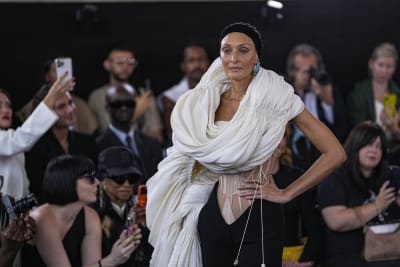 Dior brings ethereal goddesses and silver threads to Paris couture