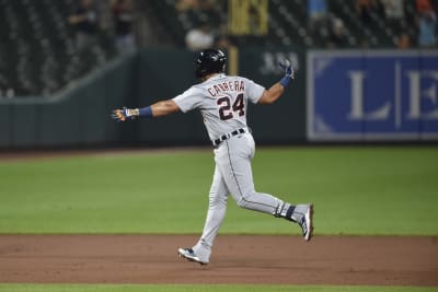 2012 Miguel Cabrera Home Run #303 Game Worn Detroit Tigers Jersey, Lot  #80182