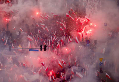 Thousands join nationalist march on Polish Independence Day