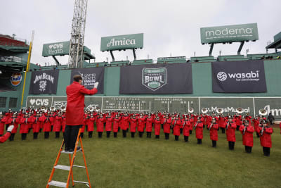 Former Patriot Branch coaches Louisville football to Fenway Bowl win