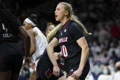 Hailey Van Lith Louisville Cardinals number 10 and signature shirt