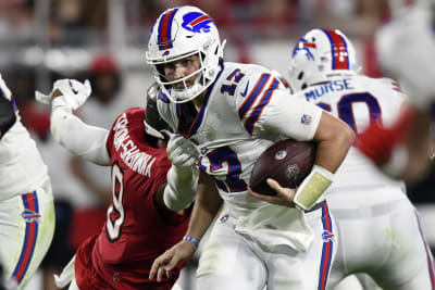 The Latest: Allen-led comeback sends Bills to OT with Bucs