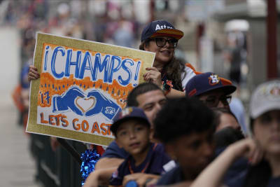 Astros World Series parade 2022: Fans celebrate Houston Astros' win