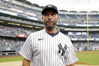 Derek Jeter, Core Four at Yankees' Old Timers' Day