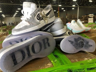 Fake Dior X Air Jordan 1 shoes seized in massive, $4.3M Texas bust