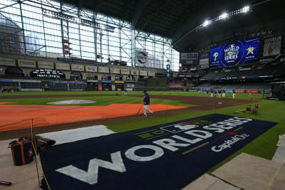 August 1, 2017: Houston Astros first base coach Rich Dauer (48) during a  Major League Baseball game between the Houston Astros and the Tampa Bay  Rays at Minute Maid Park in Houston