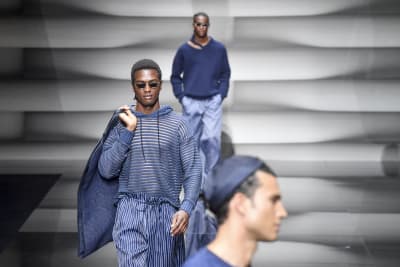 Milan Fashion Week: Pictures from Armani men's Spring-Summer 2023  collection