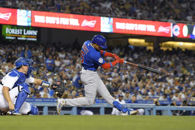 LOS ANGELES, CA - JULY 09: Chicago Cubs second baseman Christopher