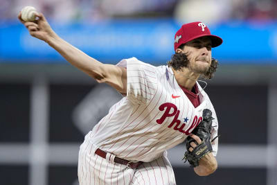 Download Aaron Nola Clasped Hands Wallpaper