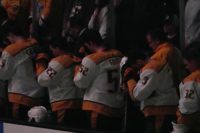 Pittsburgh Penguins Fan STABBED During Game, REFUSES Treatment! 