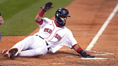 Red Sox unveil blue-and-yellow uniforms before Patriots' Day