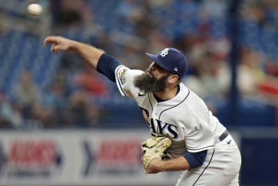 Tampa Bay Rays pitcher Andrew Kittredge, delivers against the