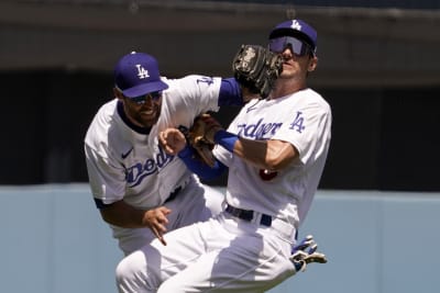 April 9 2022: Los Angeles shortstop Trea Turner (6) before the