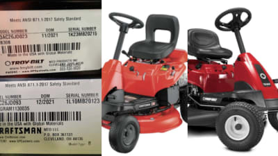 Craftsman Troy Bilt riding lawn mowers recalled because they can