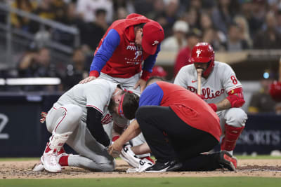 Blocking the plate call on review helps Nats top Padres 4-3