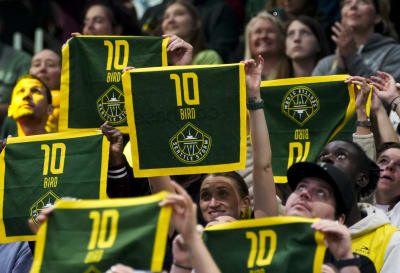 The Sporting News on X: Sue Bird's jersey is officially retired