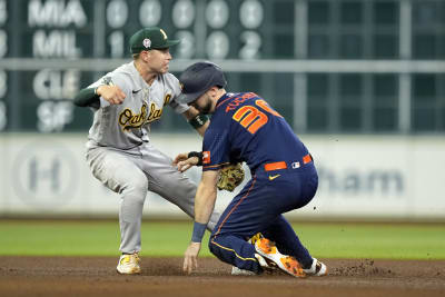 Waldichuk holds Astros hitless in relief, A's launch 3 homers in 4