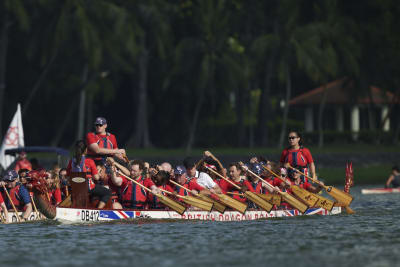 Dragon boat athletes to experience Florida, others here just for race