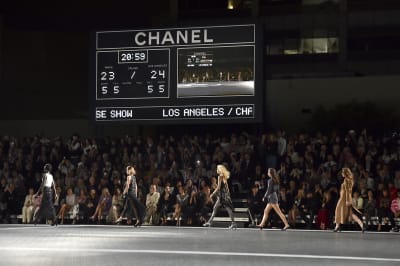 Chanel takes a dip: Viard's spring show brings Paris stalwart down to earth