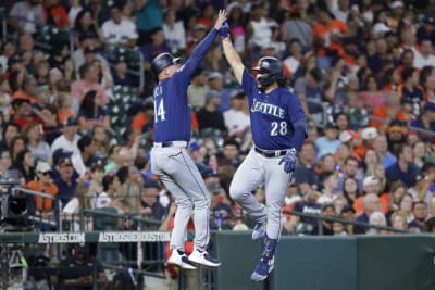 Mariners' Julio Rodriguez a late scratch vs. A's with continued back  soreness