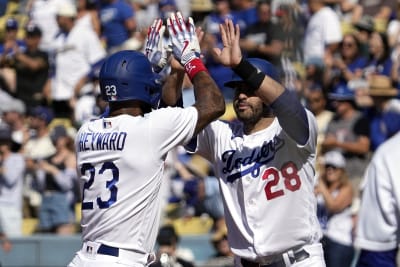 Martinez and Peralta homer back-to-back, helping Dodgers rally to