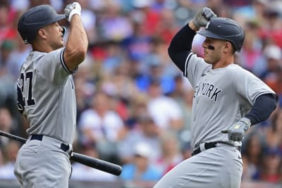 The Yankees Gerrit Cole And Anthony Rizzo And Aaron Judge