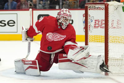 Late flurry helps Red Wings beat Avs in outdoor game
