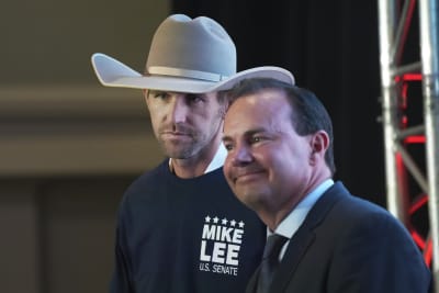 Sen. Mike Lee brushes off opponents to win Utah GOP primary