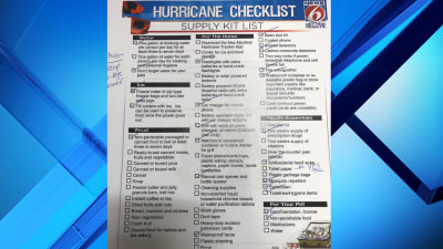 Hurricane season is here: Here's your hurricane emergency kit checklist