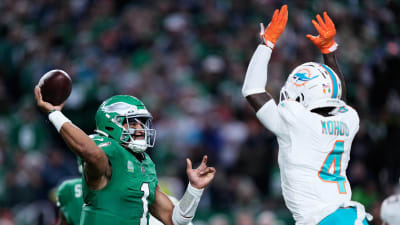Miami Dolphins vs Philadelphia Eagles LIVE RESULT: Jalen Hurts and AJ Brown  lead Kelly Green Birds to 6-1 start