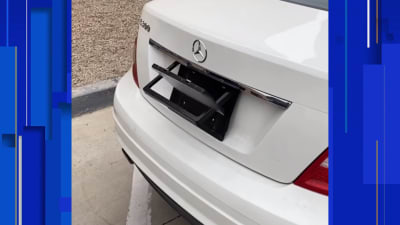 Stolen license plate top
