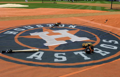 Houston Astros Single Baseball 2013 Logo Display Case