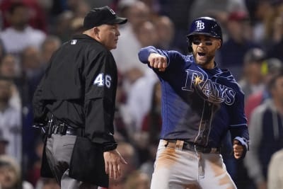 THIS: Rays, Red Sox celebrate wins in the outfield 