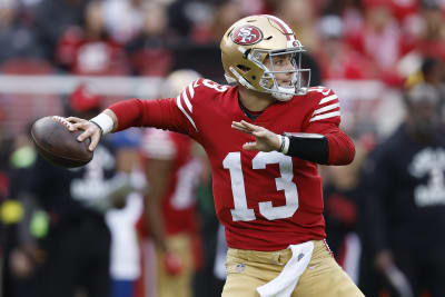 Purdy throws 2 TDs in return from elbow surgery; 49ers drill