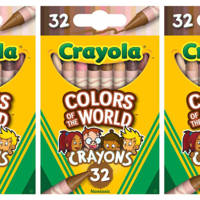 Crayola unveils new 'colors of the world' packs of crayons to