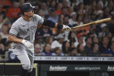 Yankees' Cole demands ball, completes 3-hit gem vs Astros