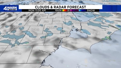 Cold front brings chilly temperatures, chance of snowflakes