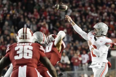 Harrison, Henderson lead unbeaten and No. 3-ranked Ohio State to 24-10  victory at Wisconsin