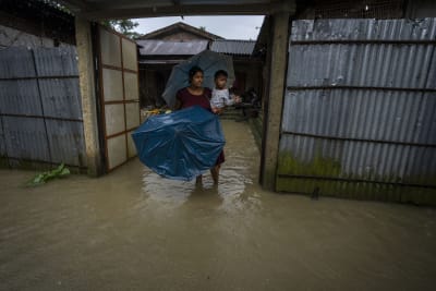 18 dead in India, Bangladesh floods; millions without homes