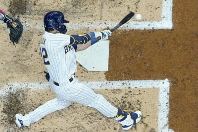 Frelick's exceptional debut performance helps Brewers rally to beat Braves  4-3 - The San Diego Union-Tribune