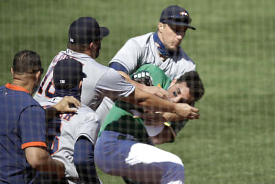 Astros beat Giants, but lose starter Luis García to sore elbow