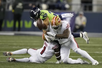 San Francisco 49ers 21-13 Seattle Seahawks: Brock Purdy throws two